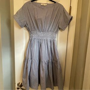 Vineyard Vines smocked at the waist dress